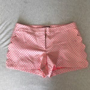 JCrew scalloped pocket shorts